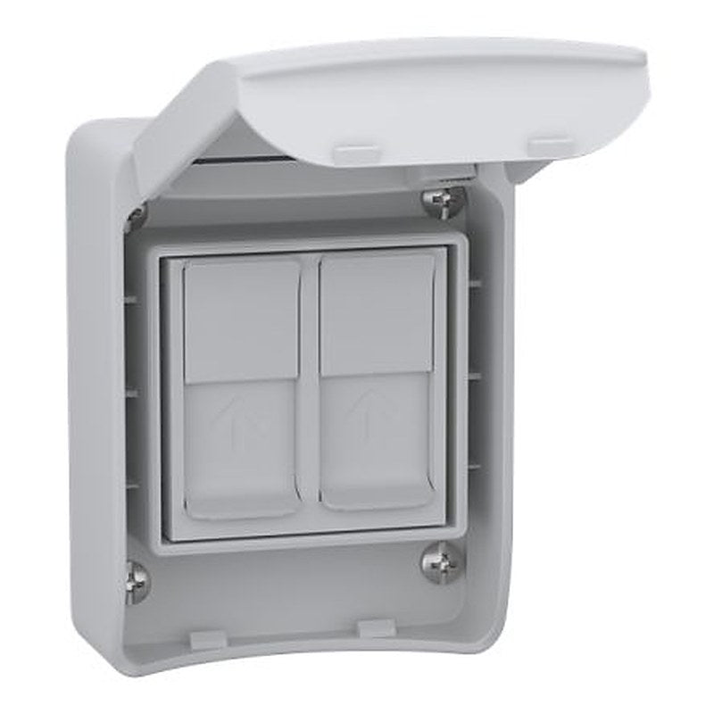 Schneider Electric, Mureva Case for use with RJ45 Support Unica