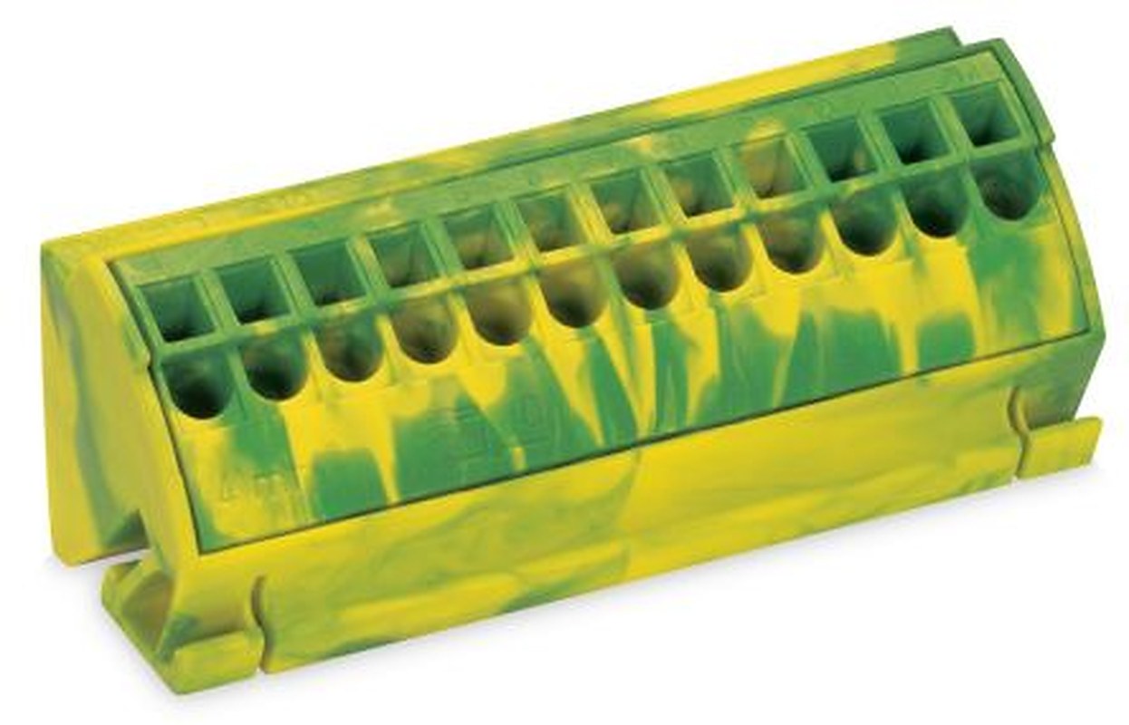WAGO 812 Series Terminal Block, 12-Way, 12AWG, 20 AWG Wire Cage Clamp