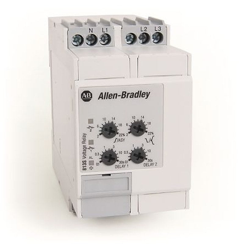 Allen Bradley Monitoring Relay, 3 Phase, 440 to 480 VAC Monitor Range, SPDT, Screw, 480V ac