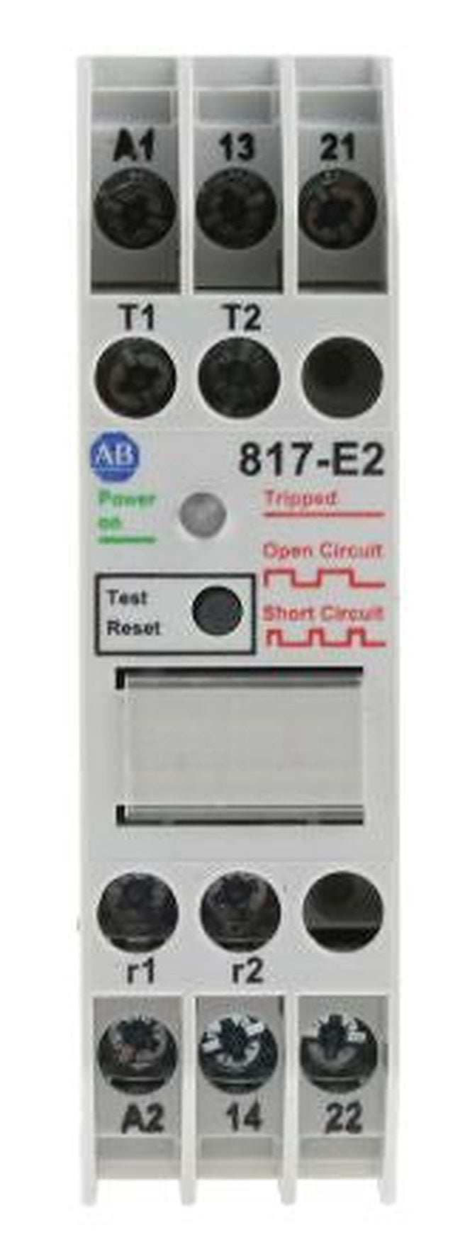 Allen Bradley Monitoring Relay, DPST, DIN Rail 250V ac