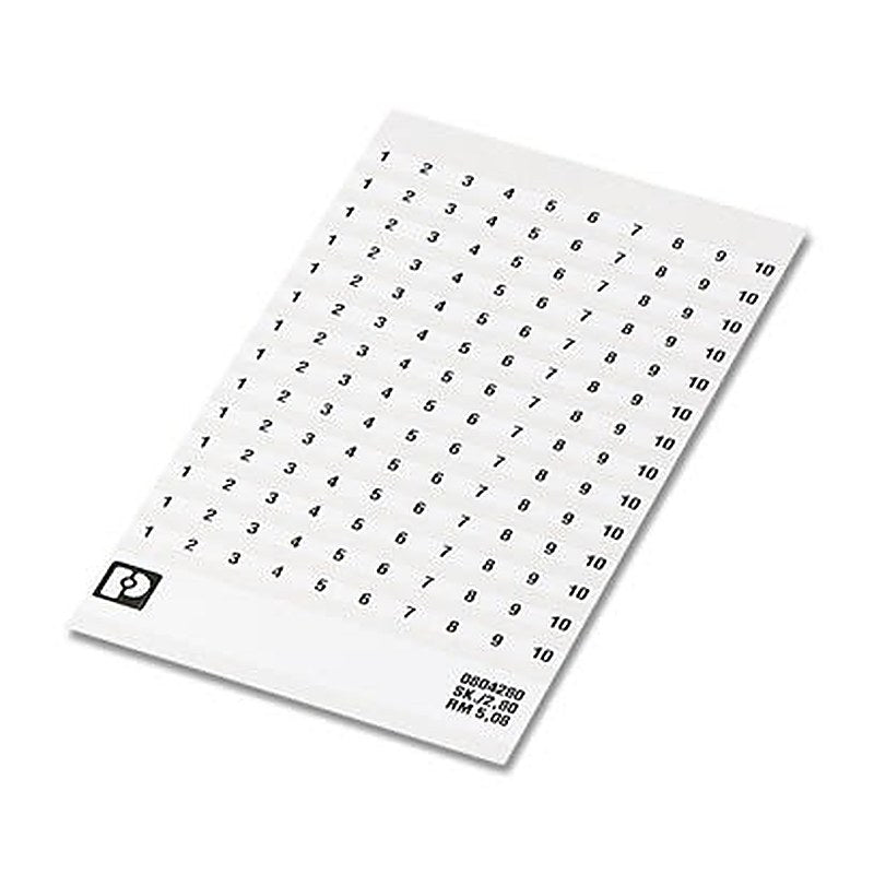 Phoenix Contact, SK Polyester Labelled Terminal Marker for use with Terminal Block