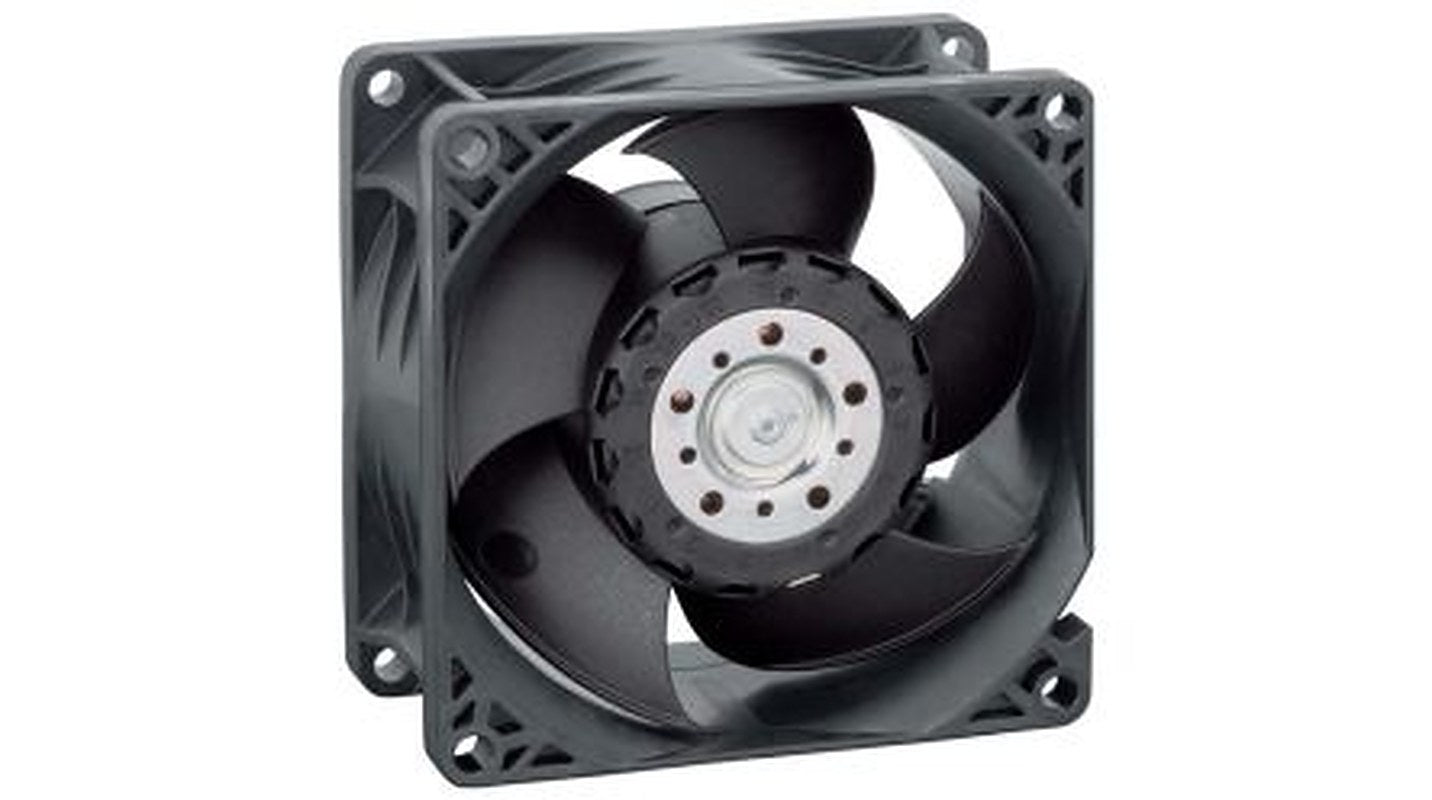 ebm-papst 8200 J Series Axial Fan, 24V dc, 132 m³/h, 10.8 W, 480 mA Max 80 mm 80mm 38 mm