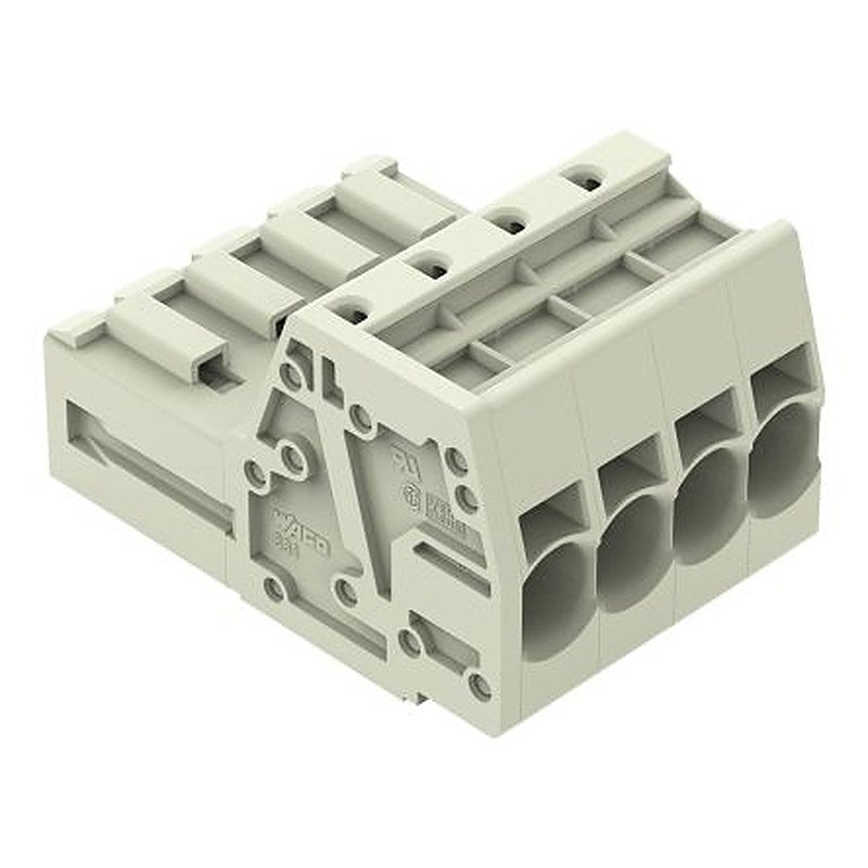 WAGO 831 Series Male Connector for Use with female connector, CSA