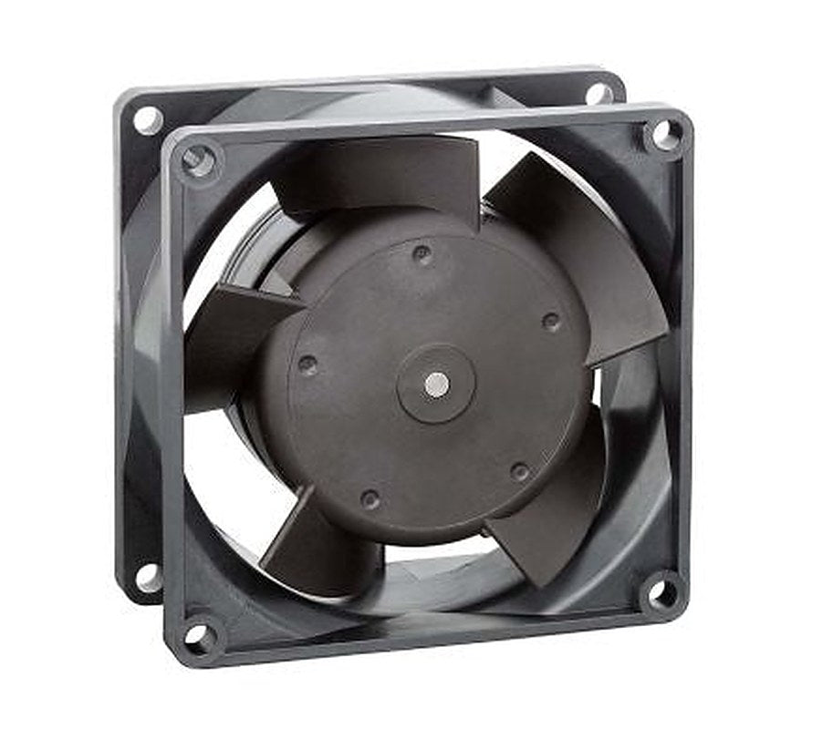 ebm-papst 8300 Series Axial Fan, 24V dc, 80 m³/h, 6 W, 250 mA Max, IP20 80 mm 80mm 32 mm