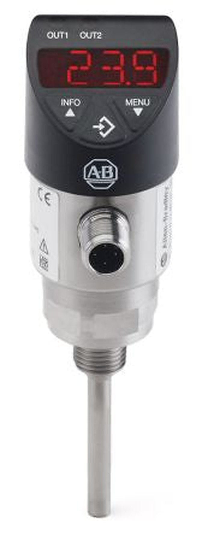 Allen Bradley PT1000 RTD Sensor 6 mm Dia, 50 mm Long, Class A 80 °C Max