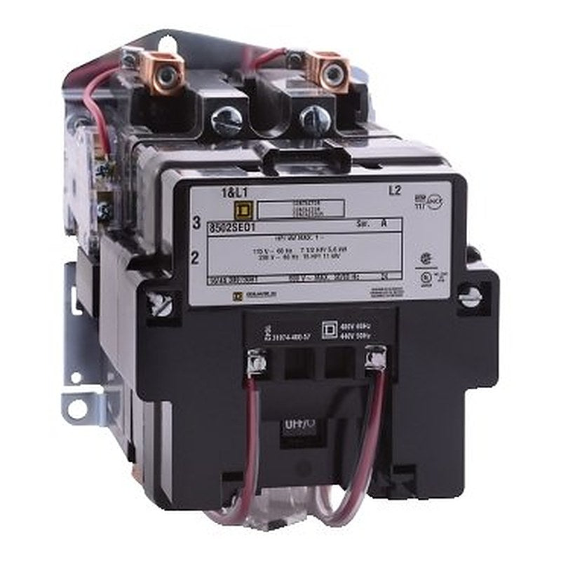 NEMA Contactor, Type S, nonreversing, Size 3, 90A, 1 phase, up to 100 kA, 2 pole, 480 VAC coil, open [TAA] (NEMA Contactor Type S) is a Schneider Electric product. Designed for reliable performance and long service life. Available across Iraq — contact us for pricing and delivery options.