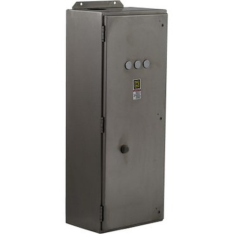 NEMA Contactor, Type S, nonreversing, Size 3, 90A, 50 HP at 575 VAC, 3 phase, up to 100 kA, 3 pole, 480VAC coil, NEMA 4X [TAA] (NEMA Contactor Type S) is a Schneider Electric product. Designed for reliable performance and long service life. Available across Iraq — contact us for pricing and delivery options.
