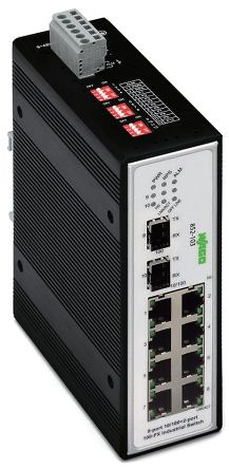 WAGO Unmanaged 8 Port Industrial Ethernet Switch