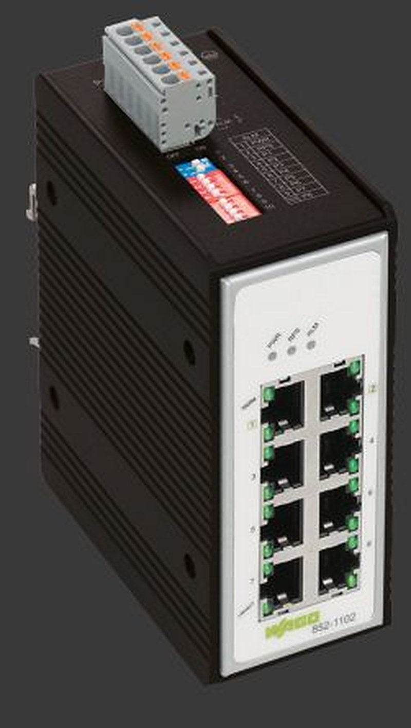 WAGO Unmanaged 8 Port Industrial Ethernet Switch