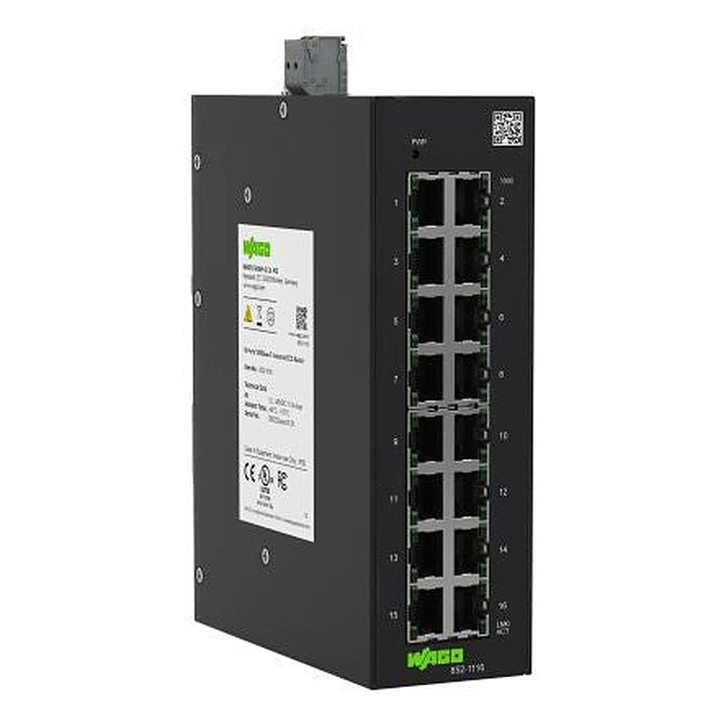 WAGO 852-1116 Unmanaged 16 Port Switch