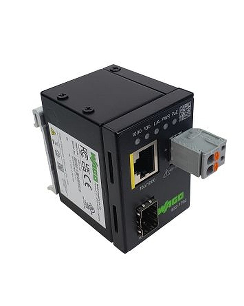 WAGO RJ45, SFP Ethernet Media Converter, 1000Mbps, Multimode 80 km