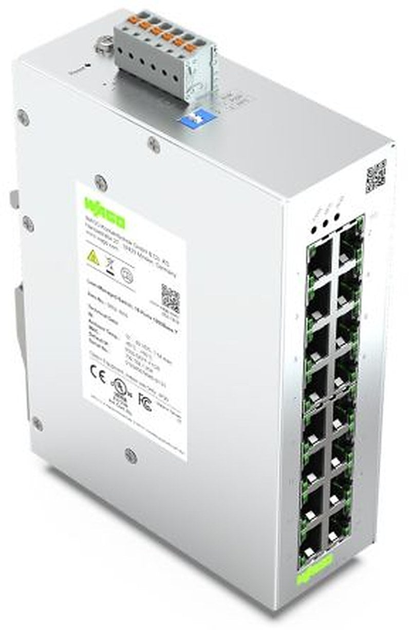 WAGO Managed 16 Port Industrial Ethernet Switch
