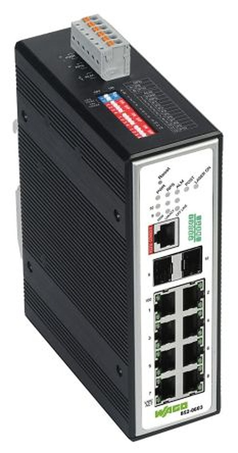 WAGO Managed 8 Port Industrial Ethernet Switch