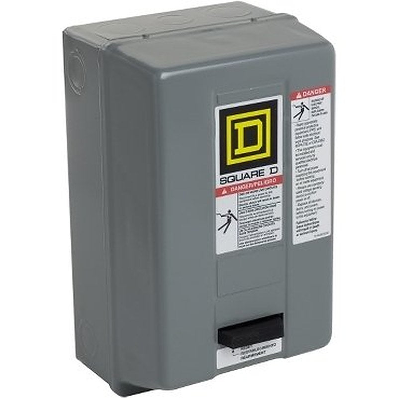 NEMA Motor Starter, Type S, nonreversing, Size 00, 9A, 1 HP at 230 VAC, up to 65 kA SCCR, 1 phase, 2 pole, bimetal, 120 VAC coil, NEMA 1 [TAA] (NEMA Motor Starter Type S) is a Schneider Electric product. Designed for reliable performance and long service life. Available across Iraq — contact us for pricing and delivery options.