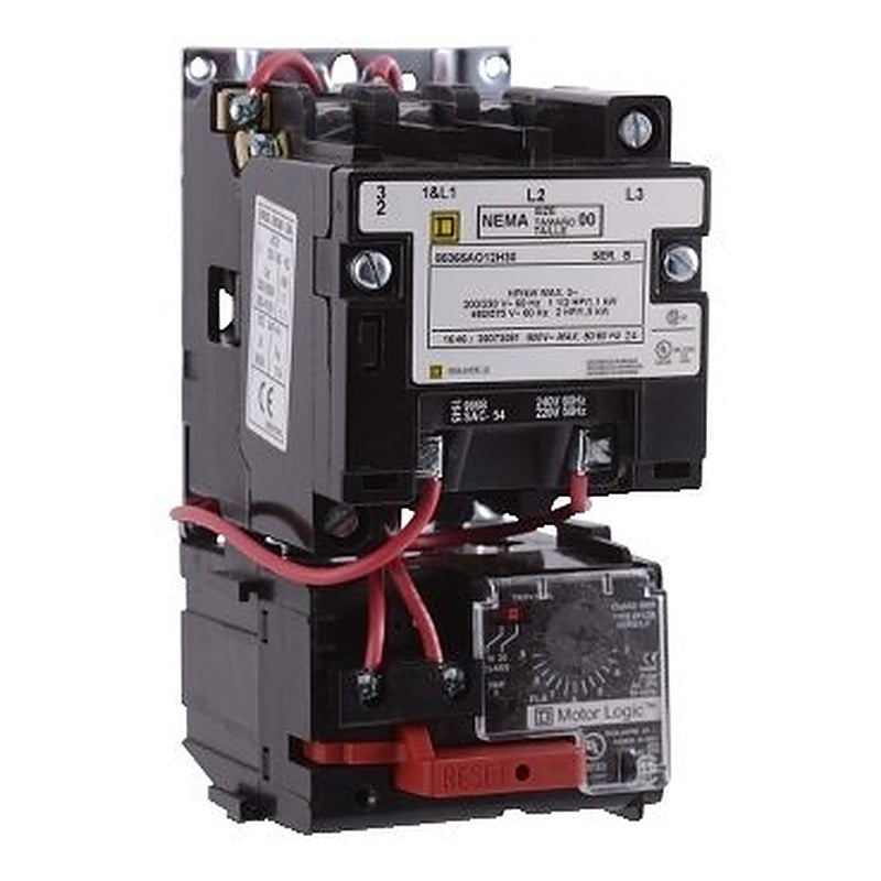 NEMA Motor Starter, Type S, nonreversing, Size 0, 18A, 5 HP at 460 VAC, up to 65 kA SCCR, 3 phase, 3 pole, bimetal, 480 VAC coil, NEMA 12 [TAA] (NEMA Motor Starter Type S) is a Schneider Electric product. Designed for reliable performance and long service life. Available across Iraq — contact us for pricing and delivery options.