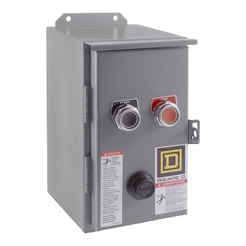 NEMA Motor Starter, Type S, nonreversing, Size 0, 18A, 5 HP at 460 VAC, 5 kA SCCR, 3 phase, 3 pole, melting alloy, 120 VAC coil, NEMA 12 [TAA] (NEMA Motor Starter Type S) is a Schneider Electric product. Designed for reliable performance and long service life. Available across Iraq — contact us for pricing and delivery options.