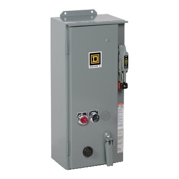 NEMA Combination Starter, Type S, 30A fusible disconnect, Size 1, 27A, 10 HP at 600 VAC polyphase, 600 VAC coil, NEMA 12 [TAA] (NEMA Combination Starter Type S) is a Schneider Electric product. Designed for reliable performance and long service life. Available across Iraq — contact us for pricing and delivery options.