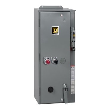 NEMA Combo starter, Type S, non-fusible disconnect, size 5, 200HP at 600VAC polyphase, 600VAC coil, NEMA 12 (NEMA Combo starter Type S) is a Schneider Electric product. Designed for reliable performance and long service life. Available across Iraq — contact us for pricing and delivery options.