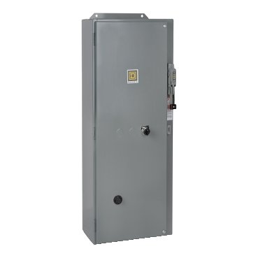 NEMA Combo starter, Type S, non-fusible disconnect, size 3, 50HP at 575VAC polyphase, 120VAC coil, NEMA 1, separate cont, HOA (NEMA Combo starter Type S) is a Schneider Electric product. Designed for reliable performance and long service life. Available across Iraq — contact us for pricing and delivery options.