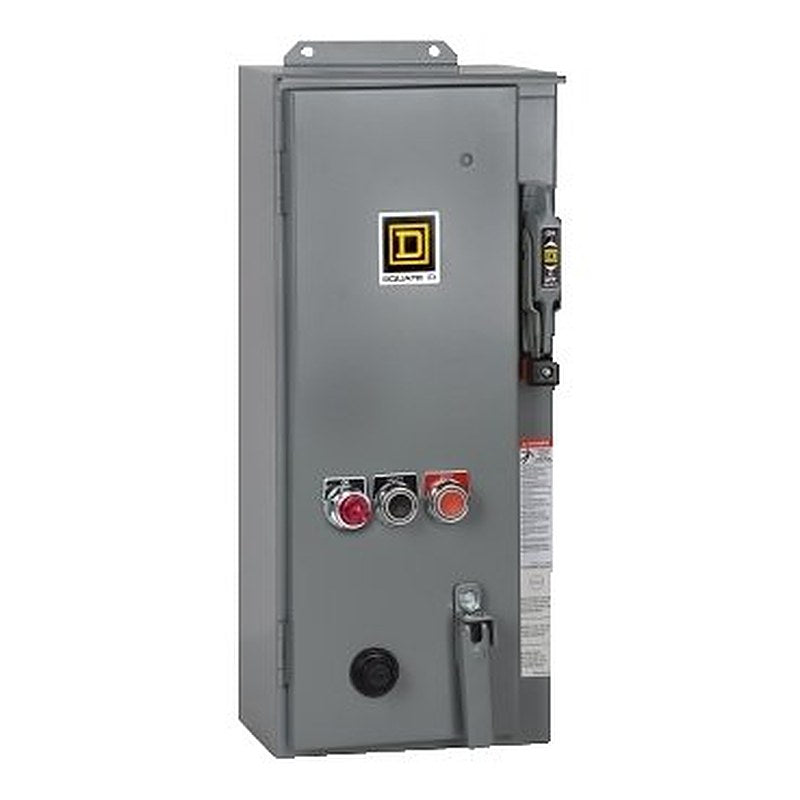 NEMA Combination Starter, Type S, nonfusible disconnect, Size 0, 18A, 5 HP at 600 VAC polyphase, 480 VAC coil, NEMA 12 [TAA] (NEMA Combination Starter Type S) is a Schneider Electric product. Designed for reliable performance and long service life. Available across Iraq — contact us for pricing and delivery options.