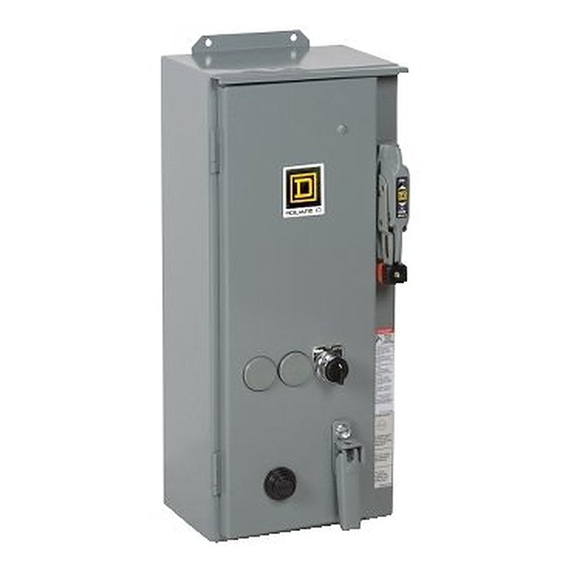 NEMA Combo starter, Type S, 30A fusible disconnect, size 0, 18A, 5HP at 600VAC polyphase, 120VAC coil, NEMA 12, HOA, transformer, 1NO 1NC (NEMA Combo starter Type S) is a Schneider Electric product. Designed for reliable performance and long service life. Available across Iraq — contact us for pricing and delivery options.