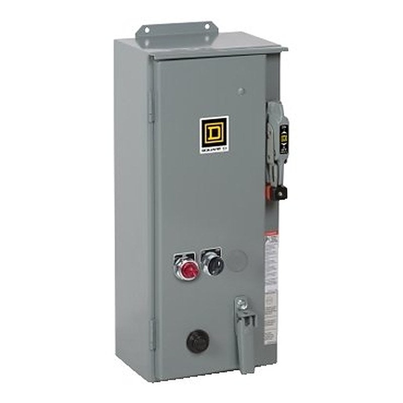 NEMA Combination Starter, Type S, 30A fusible disconnect, Size 1, 27A, 10 HP at 600 VAC polyphase, 600 VAC coil, NEMA 12 [TAA] (NEMA Combination Starter Type S) is a Schneider Electric product. Designed for reliable performance and long service life. Available across Iraq — contact us for pricing and delivery options.
