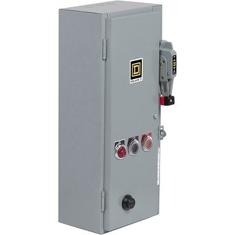 NEMA Combination Starter, Type S, 60A fusible disconnect, Size 1, 27A, 7.5 HP at 240 VAC polyphase, 120 VAC coil, NEMA 1 [TAA] (NEMA Combination Starter Type S) is a Schneider Electric product. Designed for reliable performance and long service life. Available across Iraq — contact us for pricing and delivery options.
