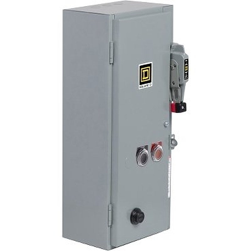 NEMA Combination Starter, Type S, 60A fusible disconnect, Size 1, 27A, 7.5 HP at 240 VAC polyphase, 120 VAC coil, NEMA 1 [TAA] (NEMA Combination Starter Type S) is a Schneider Electric product. Designed for reliable performance and long service life. Available across Iraq — contact us for pricing and delivery options.