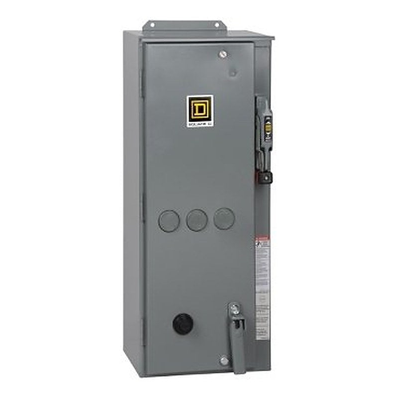 NEMA Combo starter, Type S, non-fusible disconnect, size 5, 200HP at 600VAC polyphase, 120VAC coil, NEMA 1 (NEMA Combo starter Type S) is a Schneider Electric product. Designed for reliable performance and long service life. Available across Iraq — contact us for pricing and delivery options.