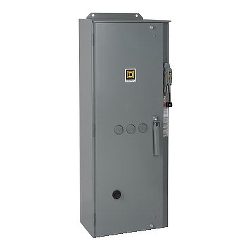 NEMA combination starter, Type S, 100A fusible disconnect, Size 3, 90A, 50HP at 600VAC, 3 phase, 3 pole, melting alloy, 120VAC coil, NEMA 12 [TAA] (NEMA combination starter Type S) is a Schneider Electric product. Designed for reliable performance and long service life. Available across Iraq — contact us for pricing and delivery options.
