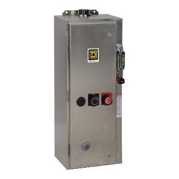 NEMA Combination Starter, Type S, 45A HHL thermal magnetic circuit breaker, Size 2, 45A, 3 phase, 120 VAC coil, NEMA 4X [TAA] (NEMA Combination Starter Type S) is a Schneider Electric product. Designed for reliable performance and long service life. Available across Iraq — contact us for pricing and delivery options.