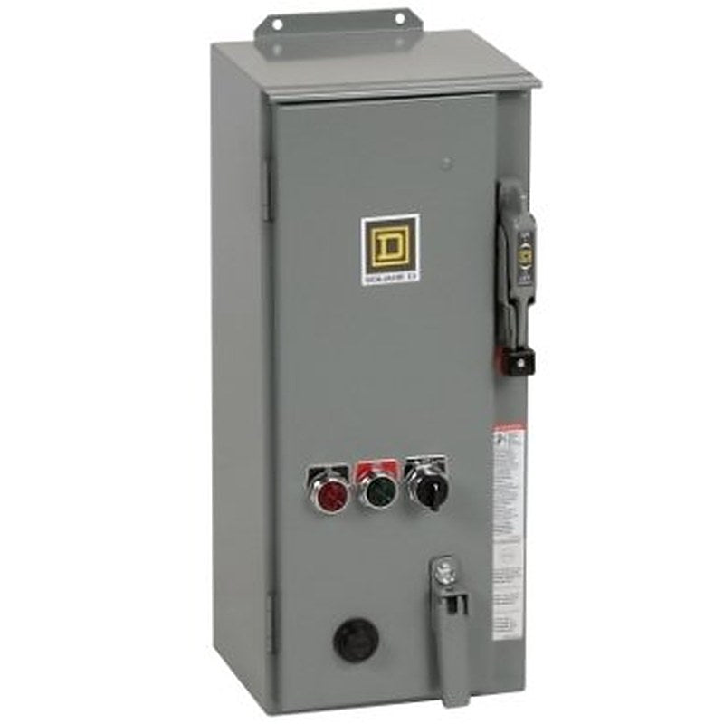 NEMA Combination Starter, Type S, HHL electronic motor circuit protector, Size 1, 27A, 3 phase, 120VAC coil, NEMA 12 [TAA] (NEMA Combination Starter Type S) is a Schneider Electric product. Designed for reliable performance and long service life. Available across Iraq — contact us for pricing and delivery options.