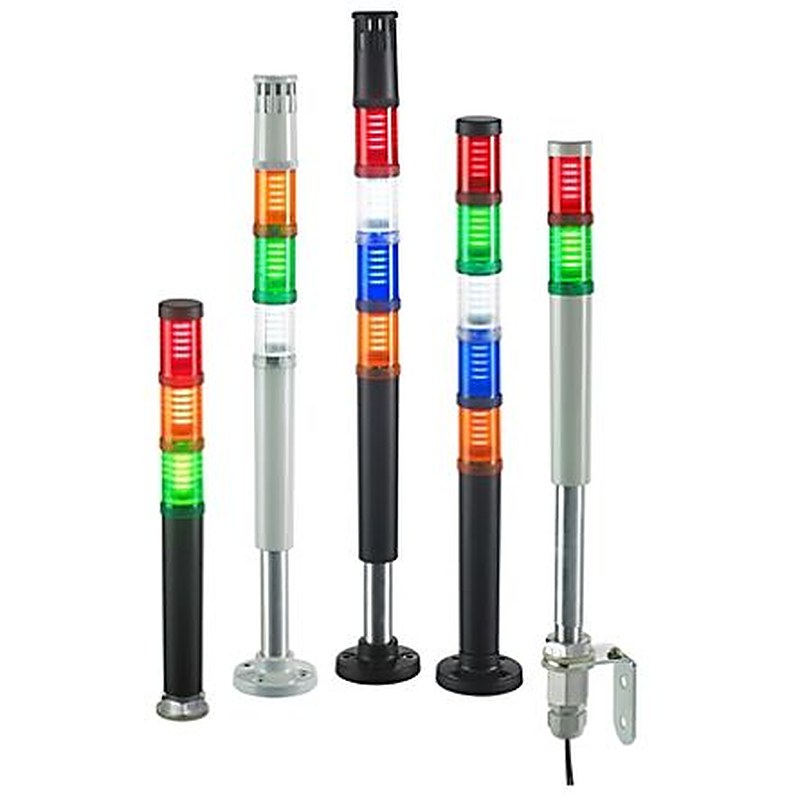 Allen Bradley 855D Series Green, Red, Amber Continuous Effect Signal Tower, LED Bulb 24V, AC/DC, IP65