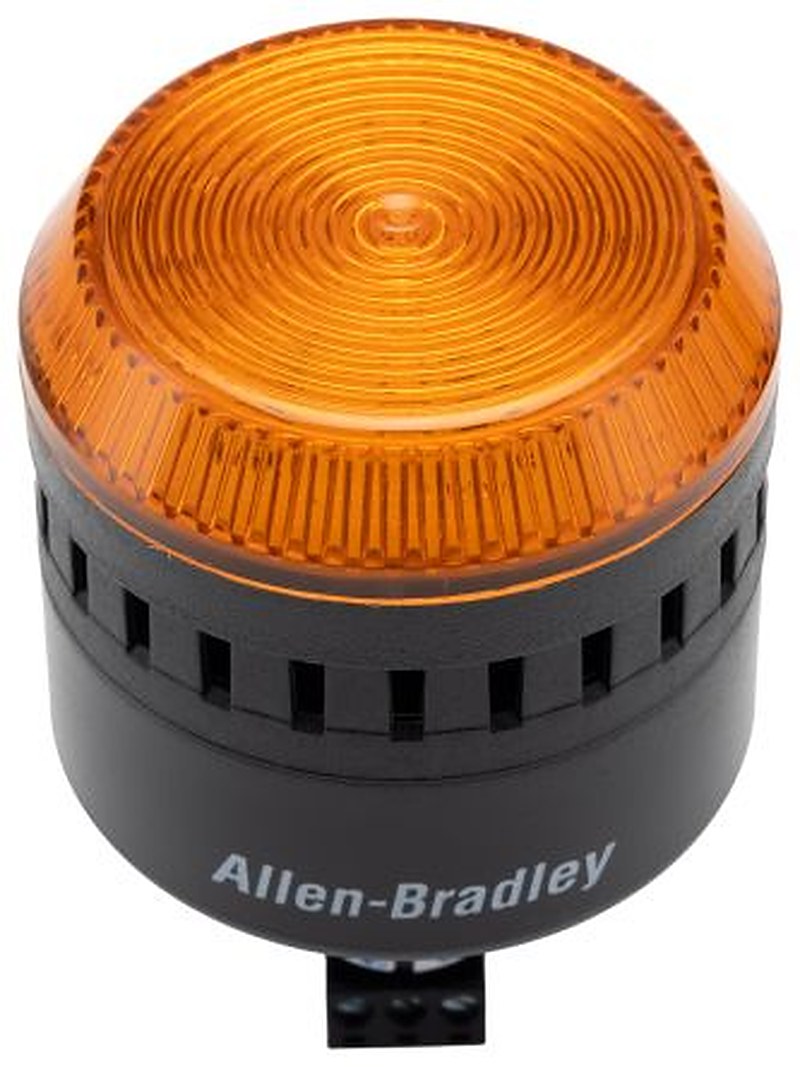 Allen Bradley 855PC Series Amber Sounder-Beacon Combination, IP54, IP56, IP65 24V ac/dc Tube, Panel Mount, Pole,
