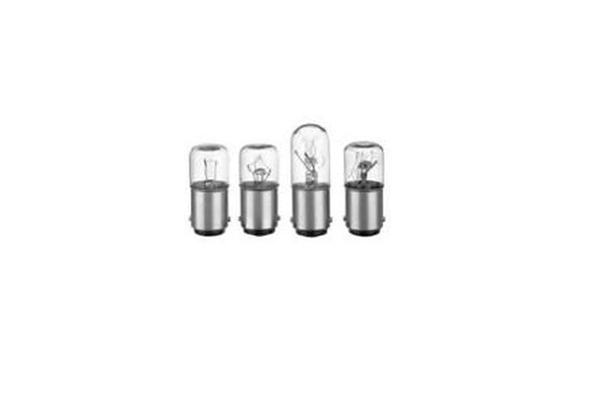 Allen Bradley 855T Series Clear, Yellow, Amber, Red, Green, Blue Steady, Flashing, Strobe Effect Lamp, Incandescent Bulb