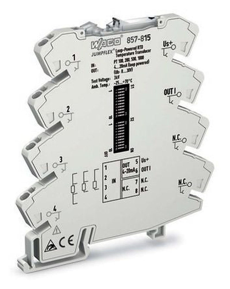 WAGO Jumpflex Series Signal Conditioner, RTD Input, Current Output, 30V Supply