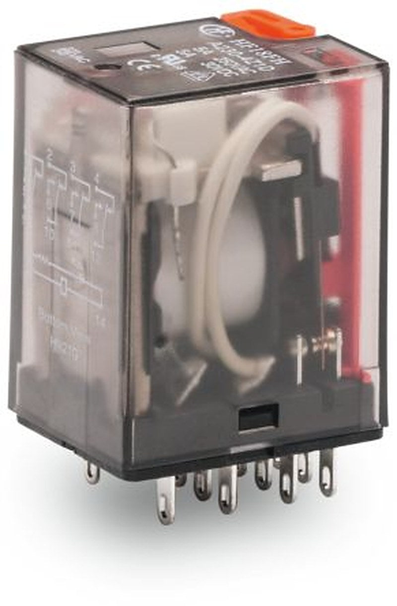 WAGO Relay, 230V ac Coil, 5A Switching Current, 4PDT