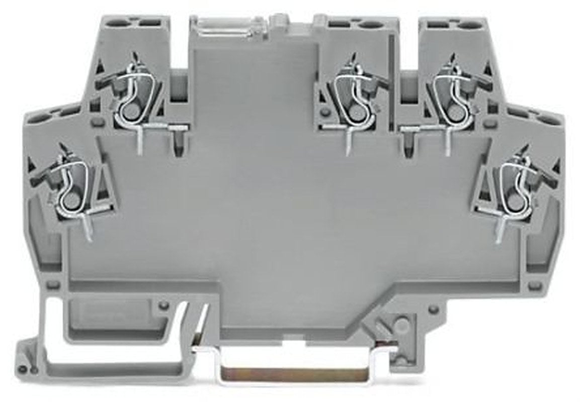 WAGO 859-110 859 Series Terminal Block Grey, 2.5mm², Cage Clamp