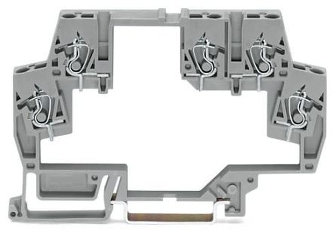 WAGO 859-501 859 Series Terminal Block Grey, 2.5mm², Cage Clamp