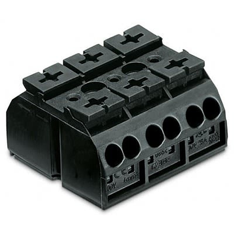 WAGO 862 Series Connector, 4-Way, 12AWG, 20 AWG Wire, 32A Push-in