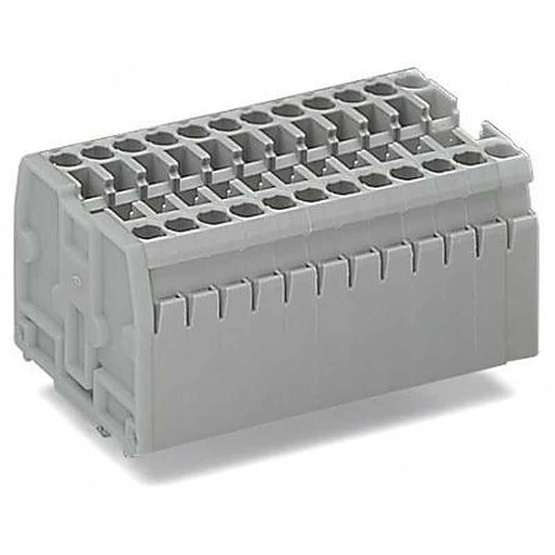 WAGO 869-154 869 Series Terminal Strip Grey, 2.5mm², 1-Level, Cage Clamp