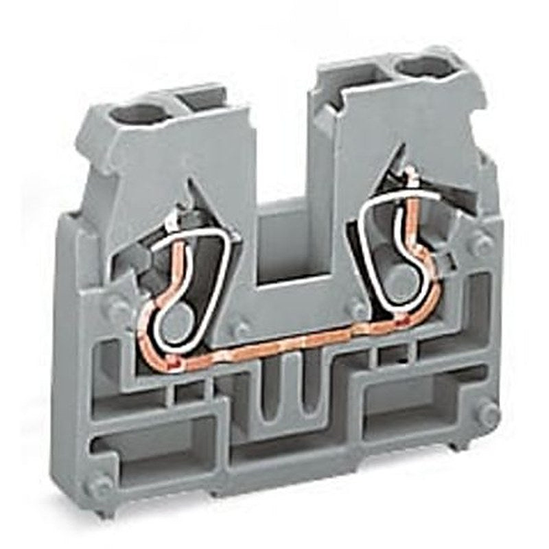 WAGO 869-326 869 Series Terminal Block Orange, 2.5mm², 1-Level, Cage Clamp