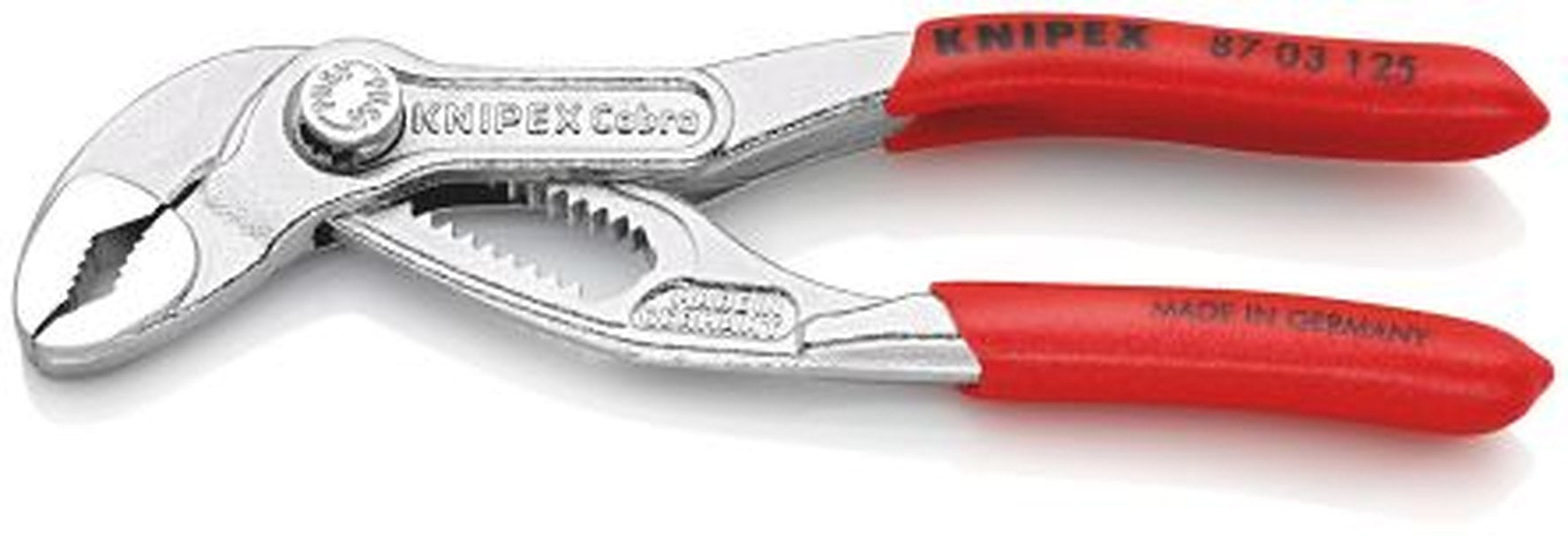 Knipex Cobra® Hightech Water Pump Pliers, 125 mm Overall, 15.48mm Jaw