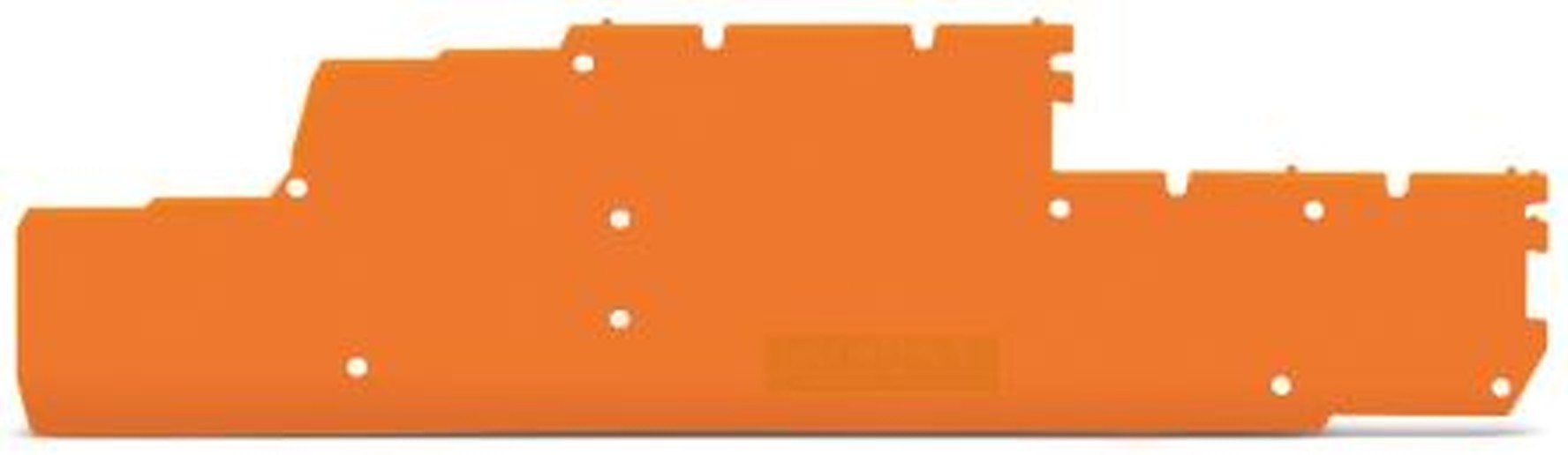 WAGO 870 Series End & Intermediate Plate for Use with Rail Mounted Terminal Blocks With CCC