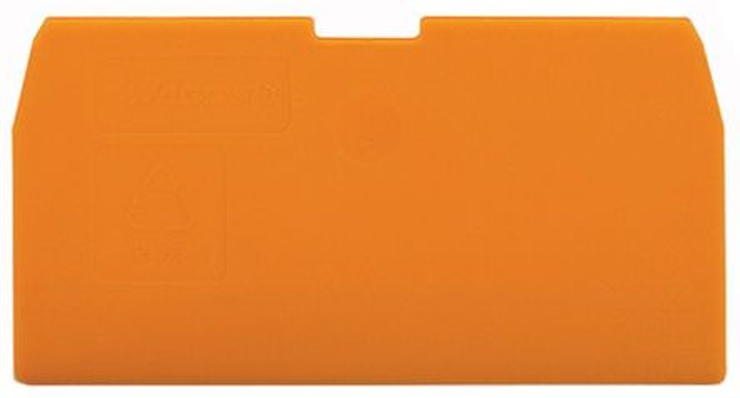 WAGO 870 Series End & Intermediate Plate for Use with 870 Series Terminal Blocks