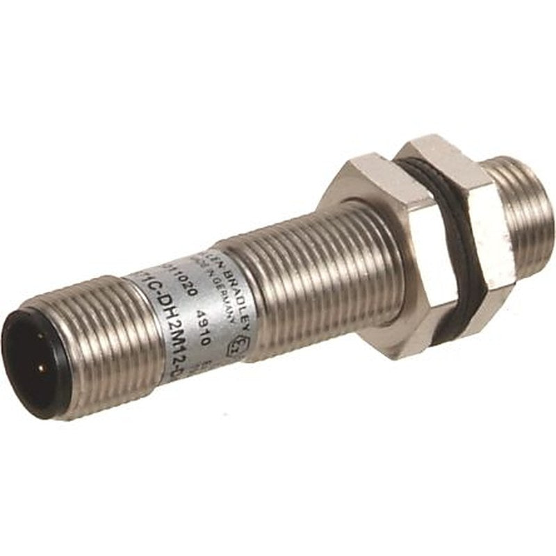 Allen Bradley 871C-DH2M12-D4 Threaded Barrel Inductive Proximity Sensor, M12 NAMUR 871C 15V 2 mm 250 V ac 15 V dc 250mA