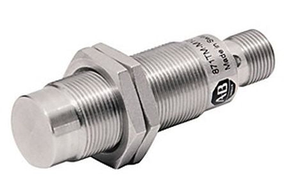 Allen Bradley 871TM-N20NP18-D4 Threaded Barrel Inductive Proximity Sensor, M18 x 1 PNP 871TM 30V 40 mm 30 V dc 200mA