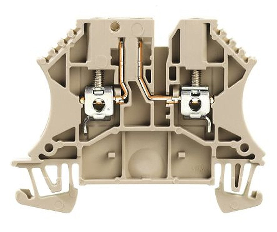 Weidmüller 8731670000 W Series Disconnect Terminal Block Beige, 2.5mm², 1-Level, Screw