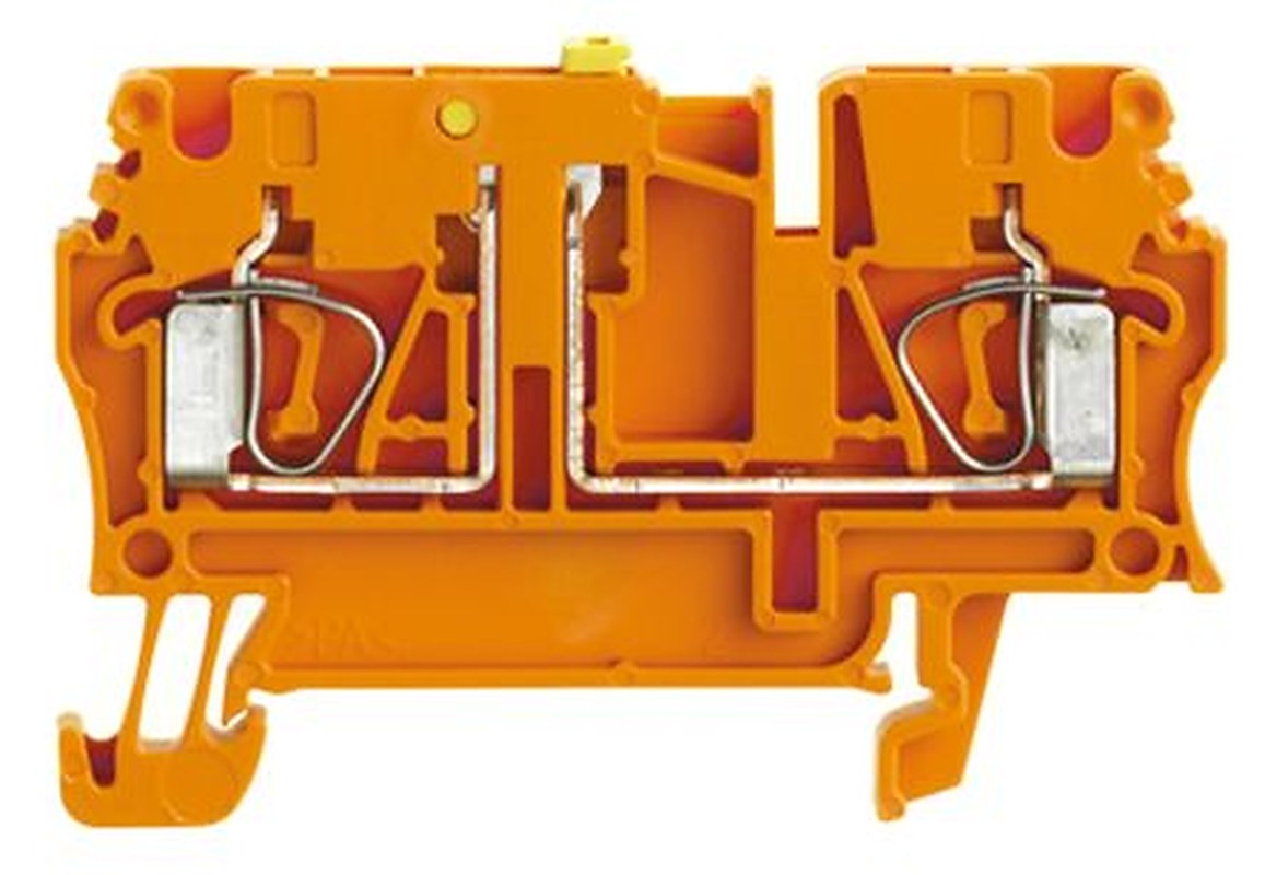 Weidmüller 8731680000 Z Series Disconnect Terminal Block Orange, 2.5mm², 1-Level, Clamp