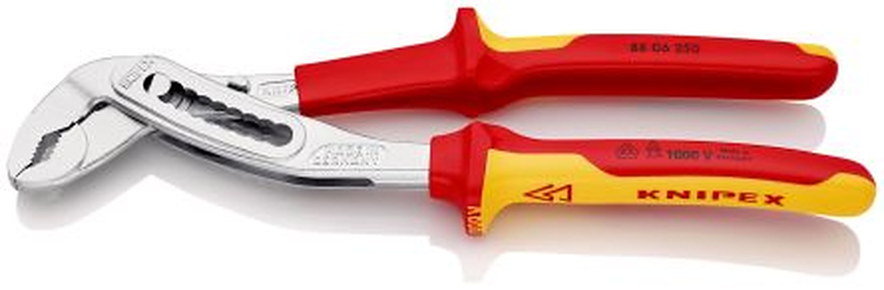 Knipex Alligator® 1-Piece Water Pump Plier, 250mm Overall VDE/1000V Approved, 46mm Jaw